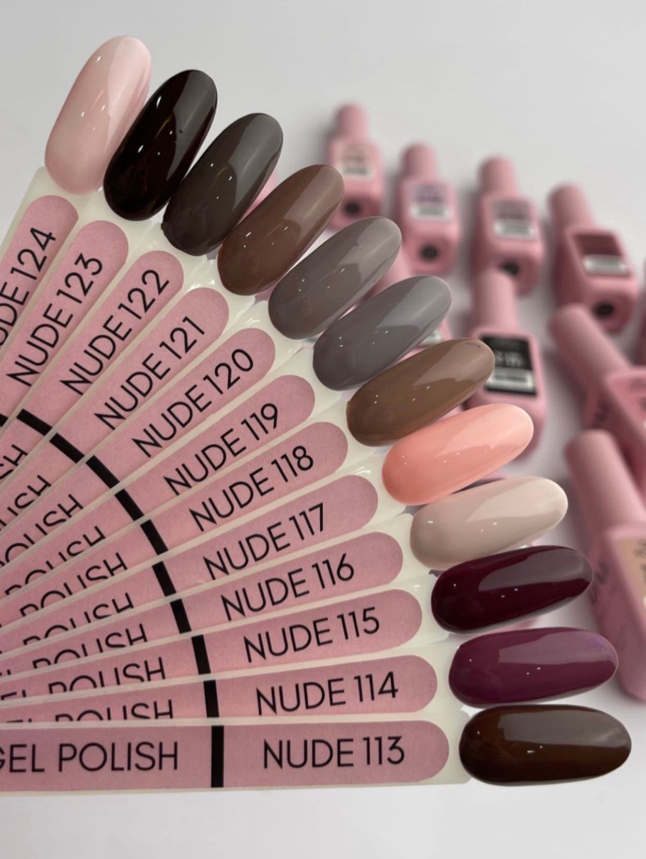 Gel Polish Nude Collection One Pro Line