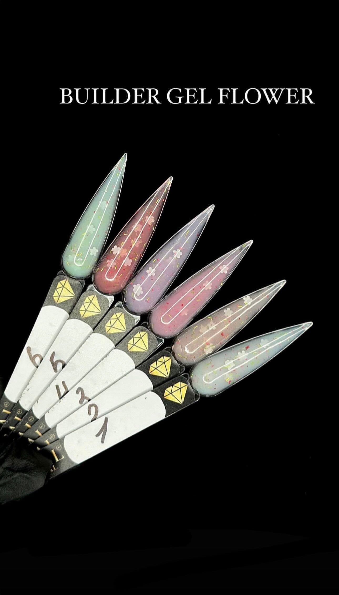 Builder Gel Flower Crystal Professional