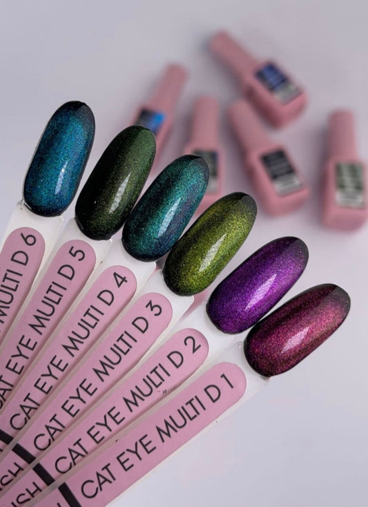 Gel Polish Cat Eye Multi D Collection One Pro Line