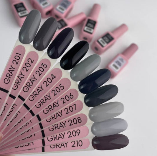 Gel Polish Gray Collection One Pro Line