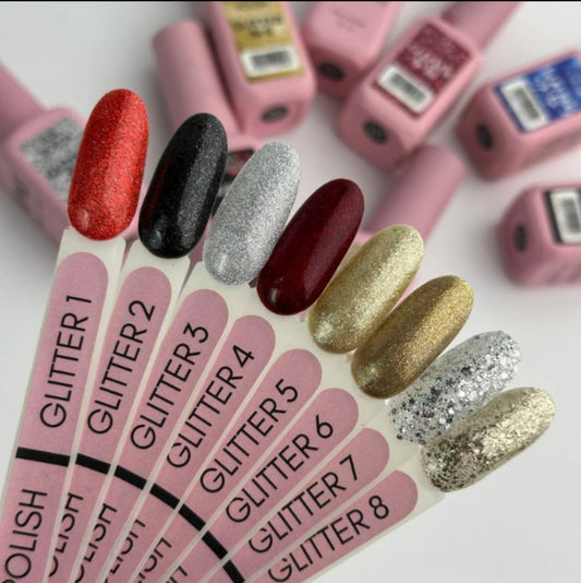 Gel Polish Glitter Collection One Pro Line