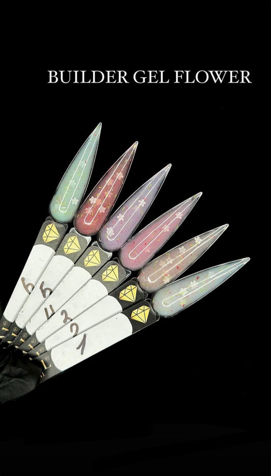 Builder Gel Flower Crystal Professional